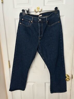 Levi's Straight-Leg Dark Indigo Jeans